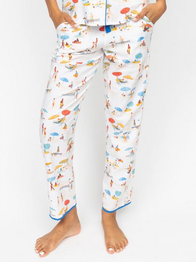 Штаны для пижамы с пляжным пейзажем Cyberjammies, Cream
Штаны для пижамы с пляжным пейзажем Cyberjammies, Cream