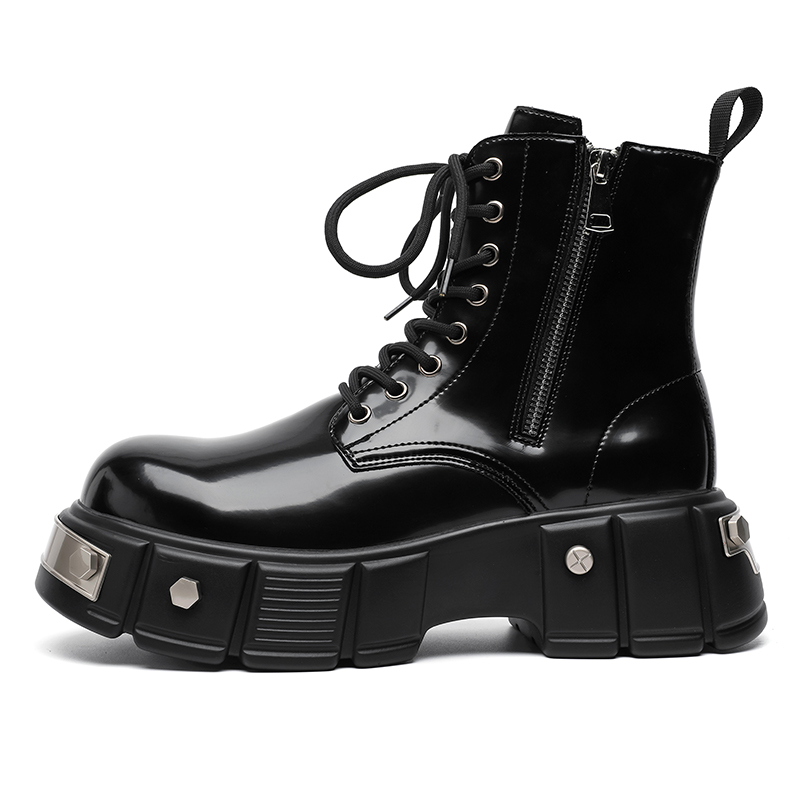 SHUPATE Короткие мужские ботинки Martin, черные 
SHUPATE Короткие мужские ботинки Martin, черные