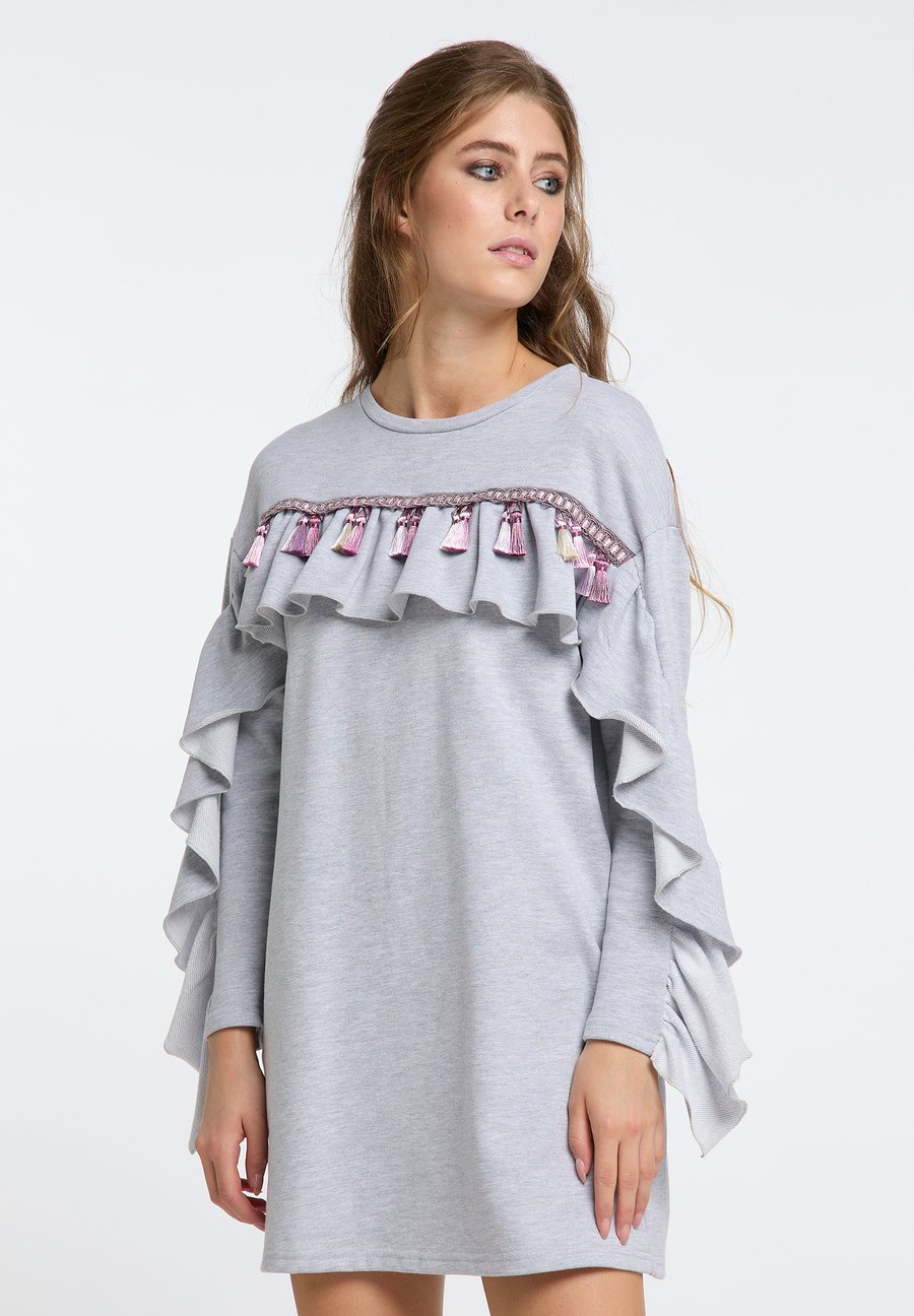 Платье IZIA Day dress, Grau Melange/Mottled Grey
Платье IZIA Day dress, Grau Melange/Mottled Grey