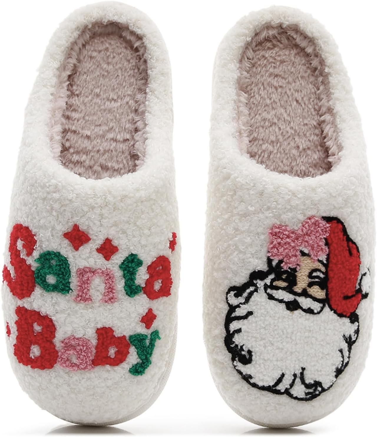 Рождественские хлопковые тапочки зимние плюшевые с мультяшным оленем, печеньем и Санта-Клаусом для дома, хлопковые домашние туфли Oukisam, Santa Claus
Рождественские хлопковые тапочки зимние плюшевые с мультяшным оленем, печеньем и Санта-Клаусом для дома, хлопковые домашние туфли Oukisam, Santa Claus