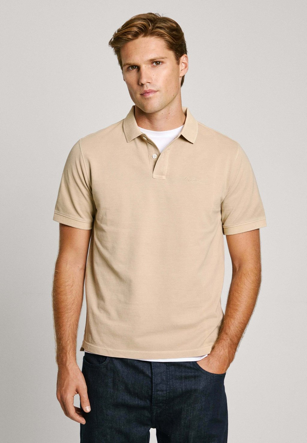 Поло NEW OLIVER Pepe Jeans, бежевый
Поло NEW OLIVER Pepe Jeans, бежевый