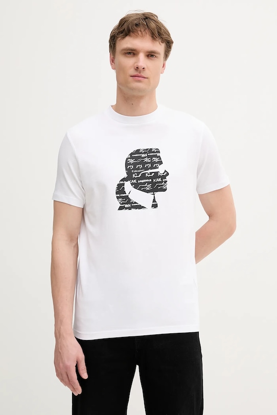 Футболка Karl Lagerfeld, белый 
Футболка Karl Lagerfeld, белый