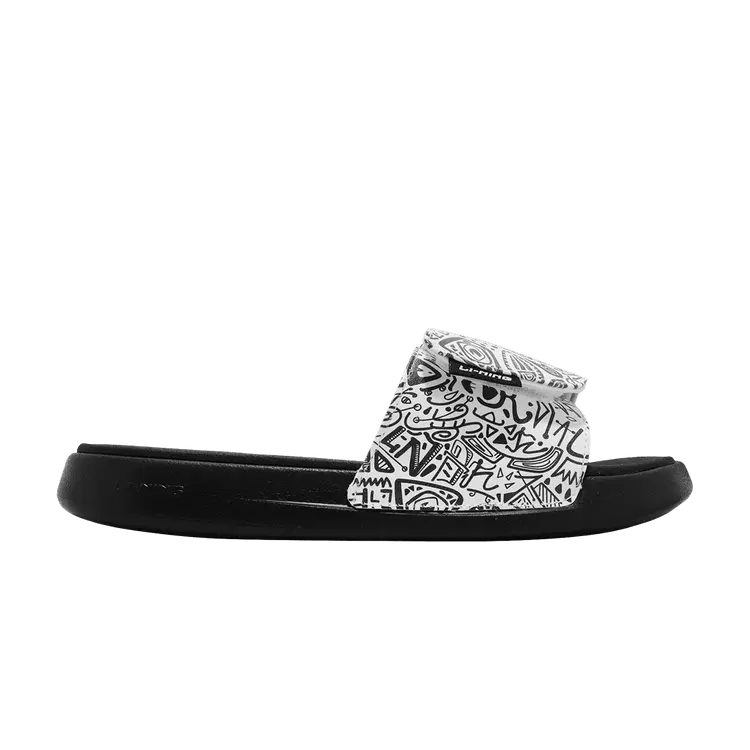 Кроссовки LN Slipper 'White Black Graffiti', черный 
Кроссовки LN Slipper 'White Black Graffiti', черный