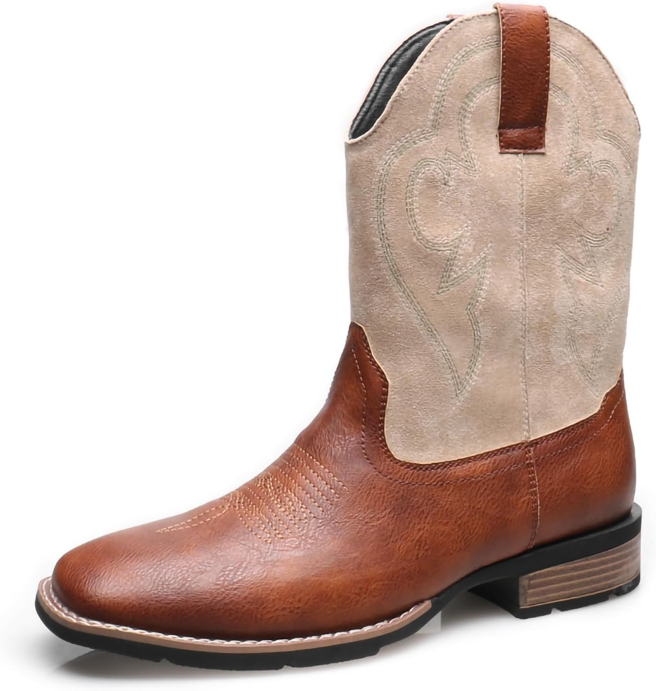 Мужские западные ковбойские сапоги Винтажные сапоги из искусственной кожи с квадратным носком, средней длины, без шнуровки, для работы и повседневной носки, стиль Старого Запада Generic, слоновая кость
Мужские западные ковбойские сапоги Винтажные сапоги из искусственной кожи с квадратным носком, средней длины, без шнуровки, для работы и повседневной носки, стиль Старого Запада Generic, слоновая кость