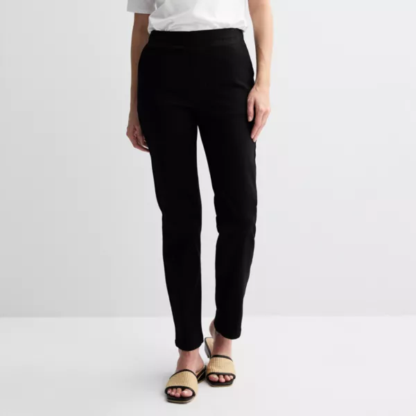 Женские классические джинсы без застежки Croft & Barrow, черный
Женские классические джинсы без застежки Croft & Barrow, черный