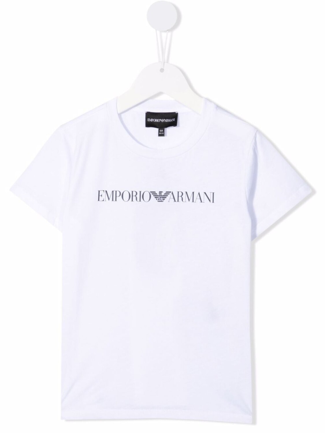 Emporio Armani футболка с логотипом, белый 
Emporio Armani футболка с логотипом, белый