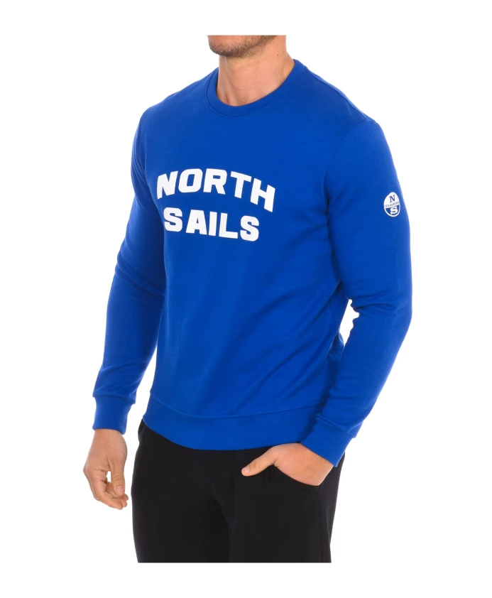 Пуловер с круглым вырезом и ребристой отделкой North Sails, синий
Пуловер с круглым вырезом и ребристой отделкой North Sails, синий