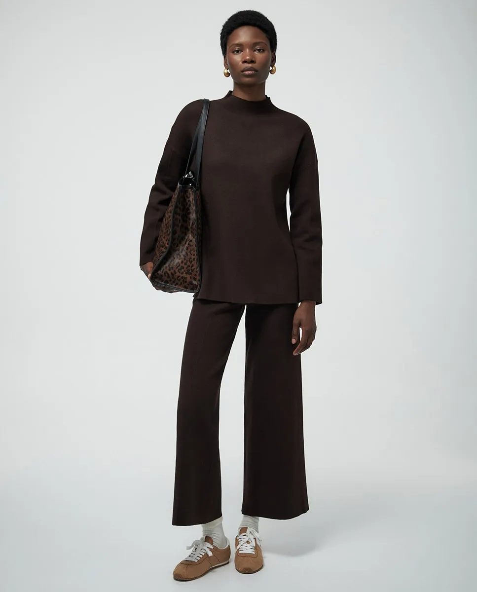 Джемпер с воротником Перкинс Sfera, шоколадный
Джемпер с воротником Перкинс Sfera, шоколадный