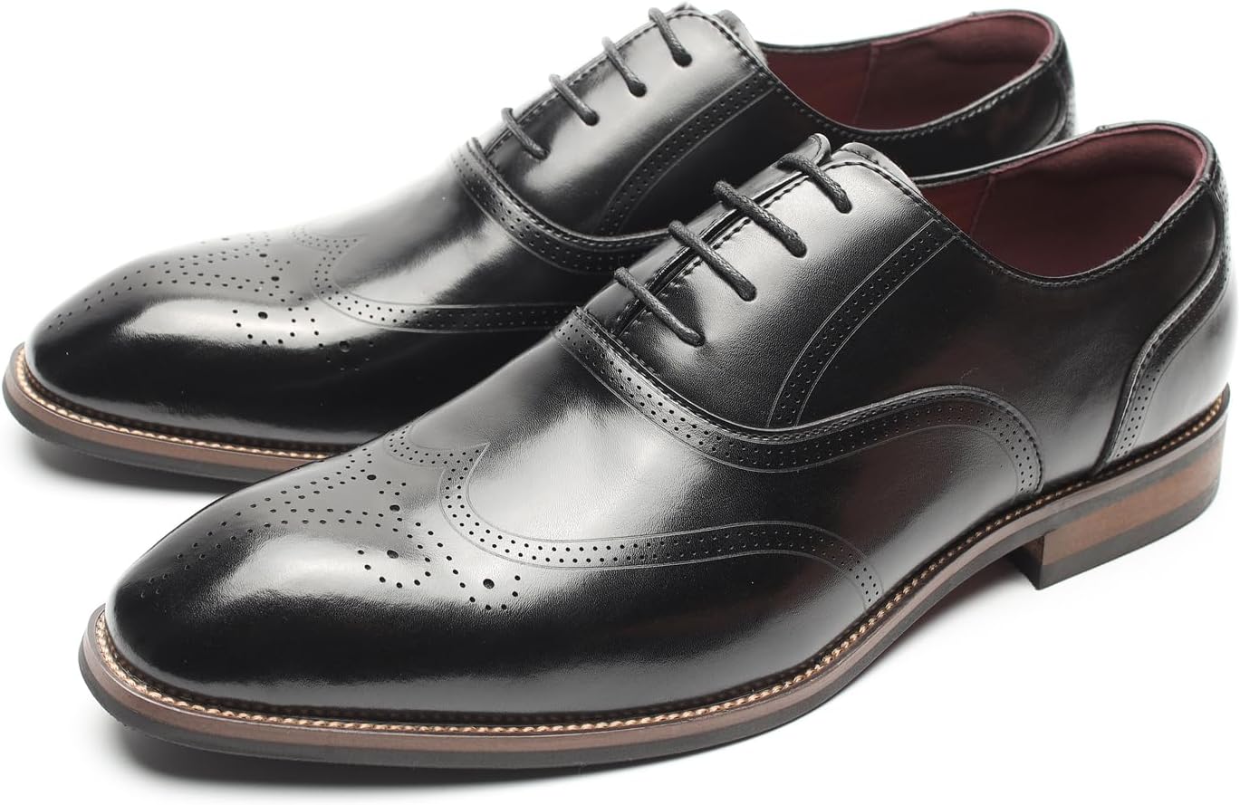 Мужские кожаные туфли на шнуровке для делового и официального стиля Oxfords, Derby, Brogue, Wingtip ретро-тематика Abborora, черный
Мужские кожаные туфли на шнуровке для делового и официального стиля Oxfords, Derby, Brogue, Wingtip ретро-тематика Abborora, черный