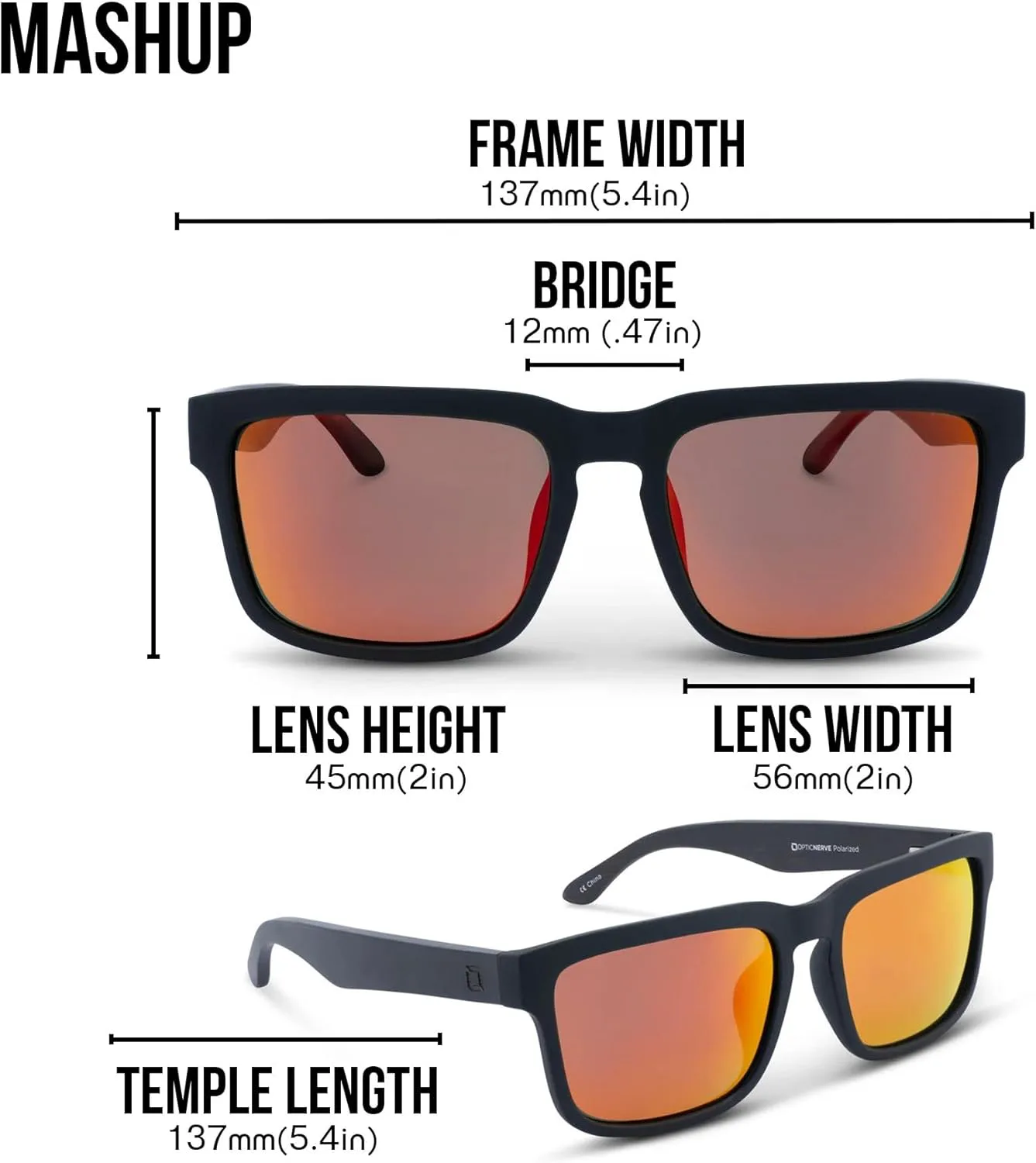 Поляризованные спортивные солнцезащитные очки Optic Nerve Mashup – легкая спортивная оправа, защита от УФ-излучения, антибликовое покрытие – унисекс, Shiny Tortoise
Поляризованные спортивные солнцезащитные очки Optic Nerve Mashup – легкая спортивная оправа, защита от УФ-излучения, антибликовое покрытие – унисекс, Shiny Tortoise