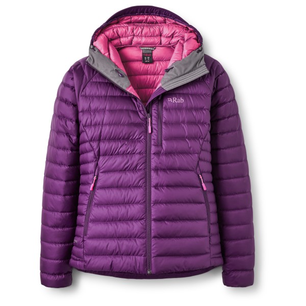 Женская сверхлегкая горная куртка - пуховик Rab, Mulberry
Женская сверхлегкая горная куртка - пуховик Rab, Mulberry
