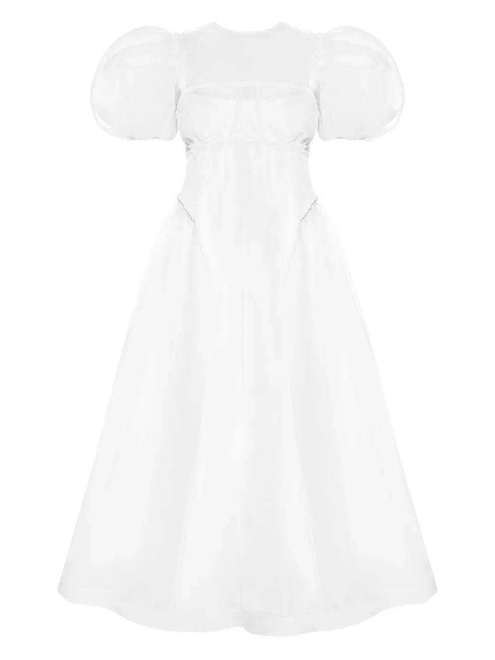Платье миди с объемными рукавами ANOUKI, белый
Платье миди с объемными рукавами ANOUKI, белый