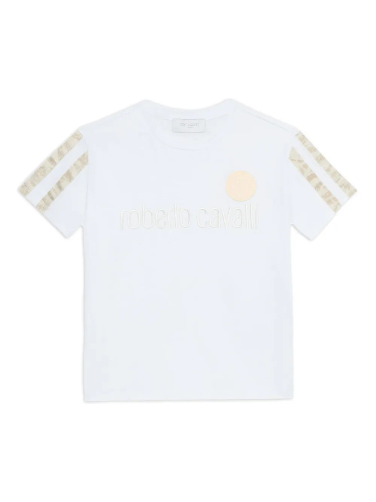 Футболка с вышитым логотипом Roberto Cavalli Junior, белый
Футболка с вышитым логотипом Roberto Cavalli Junior, белый