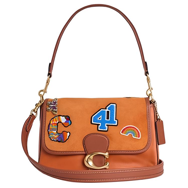 COACH Кожаная женская сумка через плечо среднего размера Каньон Патина
COACH Кожаная женская сумка через плечо среднего размера Каньон Патина