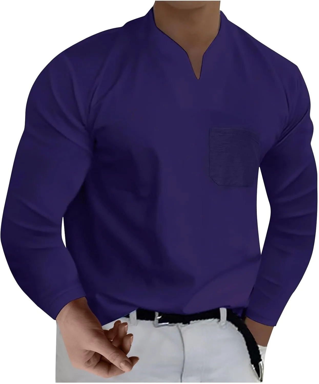 Ymosrh мужская футболка хенли с длинным рукавом, Casual, Muscle Fit, с карманом, M-5XL
Ymosrh мужская футболка хенли с длинным рукавом, Casual, Muscle Fit, с карманом, M-5XL