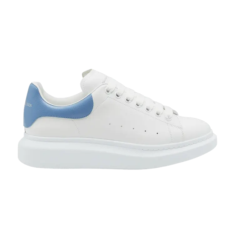 Кроссовки Alexander McQueen Oversized Sneaker White Blue, белый 
Кроссовки Alexander McQueen Oversized Sneaker White Blue, белый