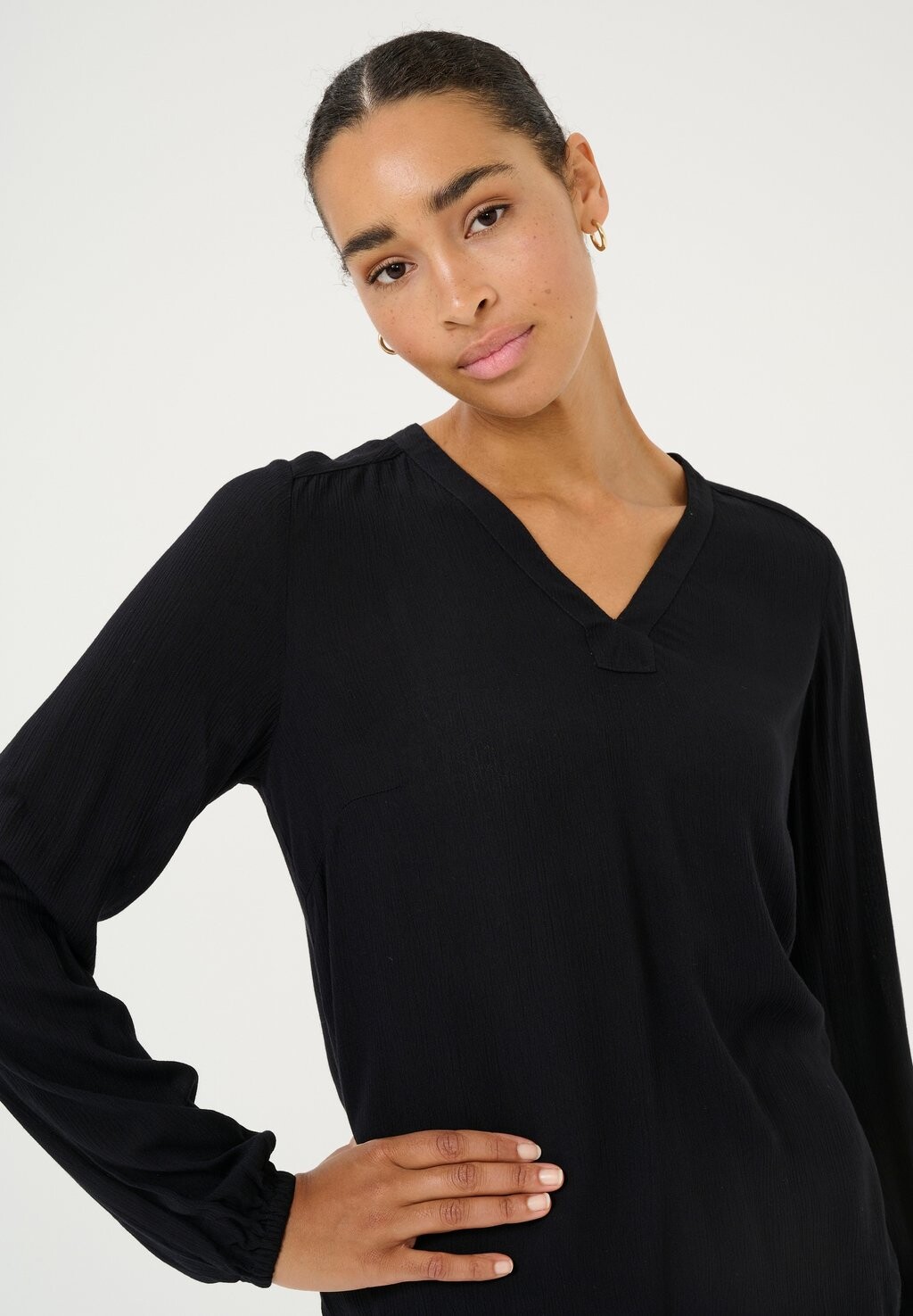 Блуза ANNI Kaffe, цвет Mottled Black
Блуза ANNI Kaffe, цвет Mottled Black