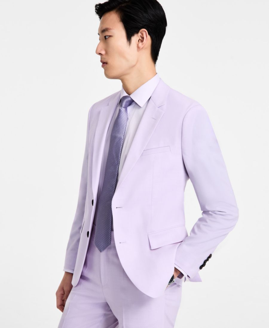 Мужской пиджак современного кроя из шерстяной смеси Hugo Boss, Purple
Мужской пиджак современного кроя из шерстяной смеси Hugo Boss, Purple