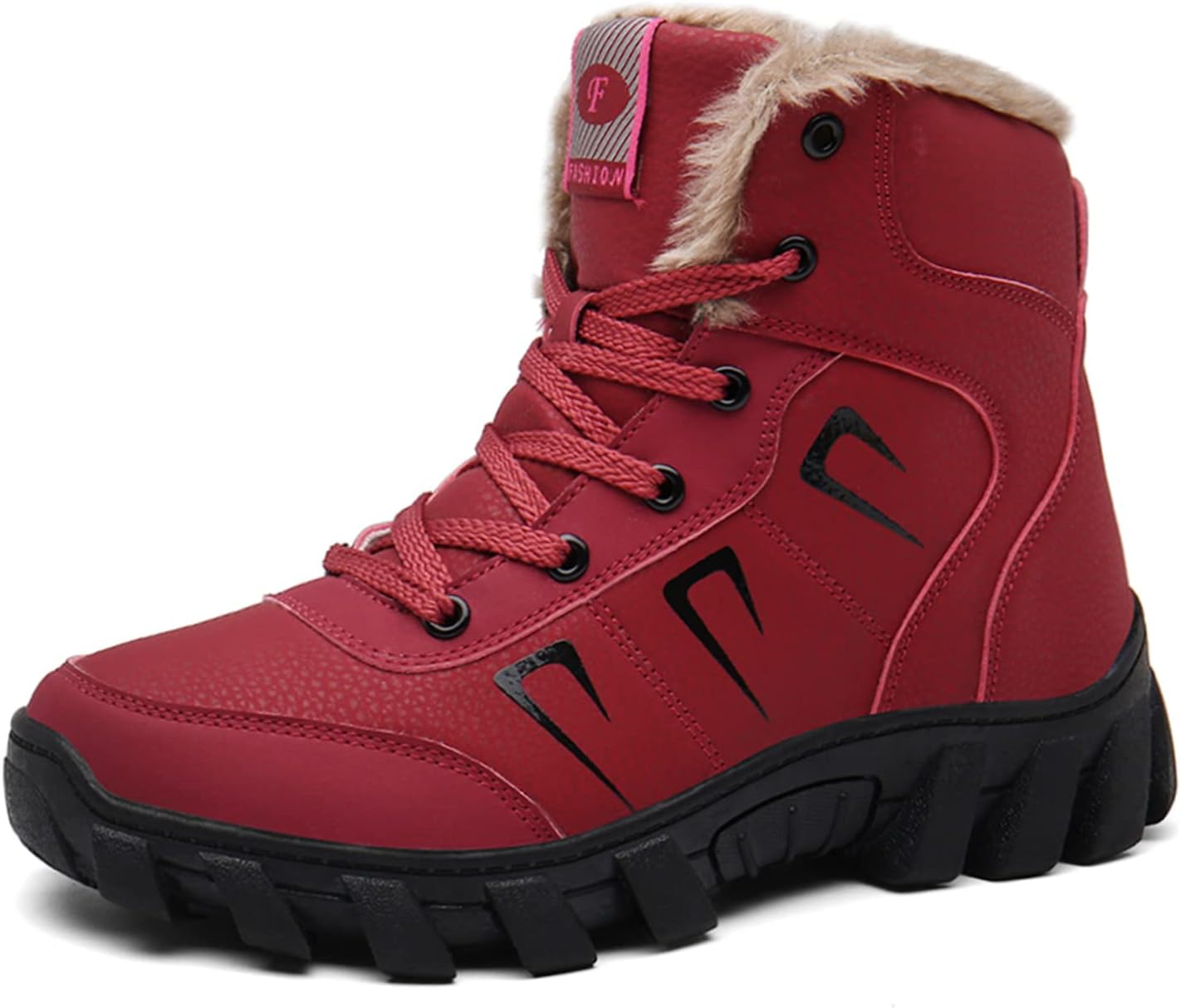 Женские зимние снегоступы водонепроницаемые противоскользящие походные ботинки, мужские теплые ботинки с меховой подкладкой до щиколотки, большие размеры, флисовые прогулочные туфли (красные, размер 4 UK) Generic
Женские зимние снегоступы водонепроницаемые противоскользящие походные ботинки, мужские теплые ботинки с меховой подкладкой до щиколотки, большие размеры, флисовые прогулочные туфли (красные, размер 4 UK) Generic