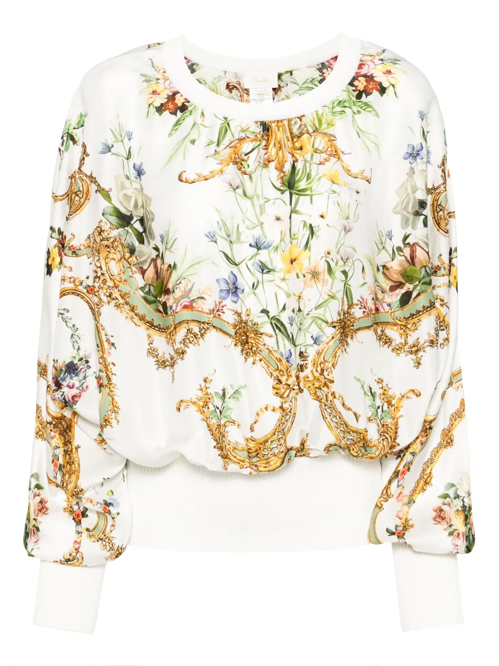 Футболка с цветочным принтом Camilla, белый
Футболка с цветочным принтом Camilla, белый