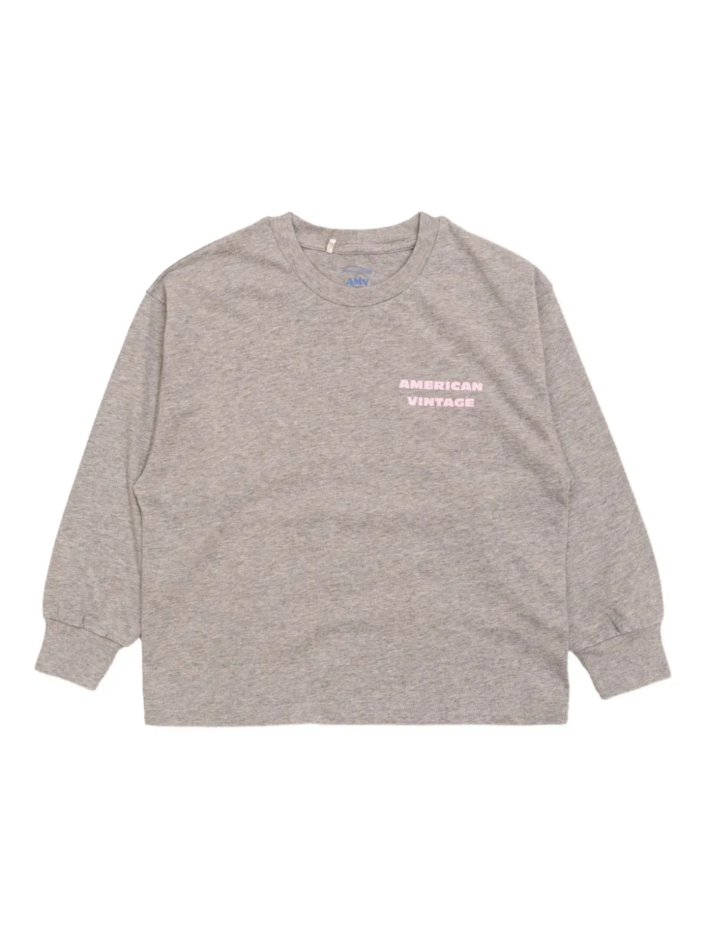 Футболка с принтом и длинными рукавами American Vintage Kids, серый
Футболка с принтом и длинными рукавами American Vintage Kids, серый