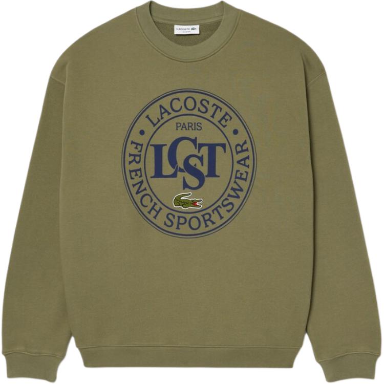 Logo Crewneck Sweater LACOSTE, хаки
Logo Crewneck Sweater LACOSTE, хаки