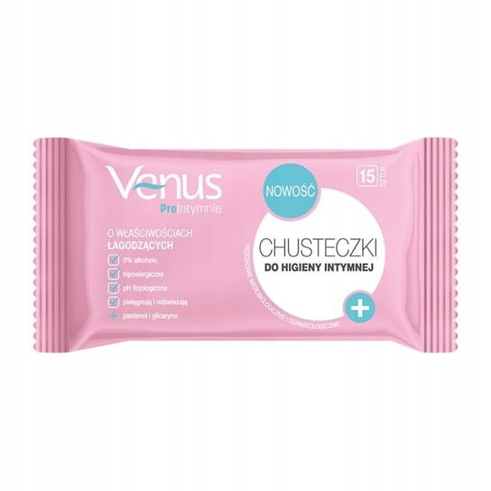 Салфетки для интимной гигиены, 15 шт. Venus
Салфетки для интимной гигиены, 15 шт. Venus