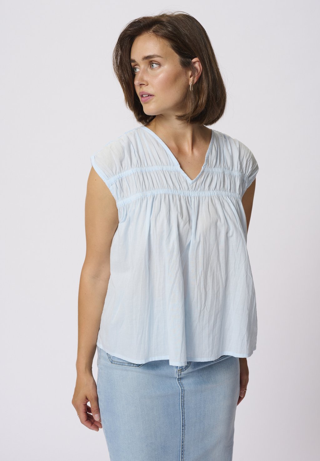 Блуза KATHUA Kaffe, светло-голубой
Блуза KATHUA Kaffe, светло-голубой