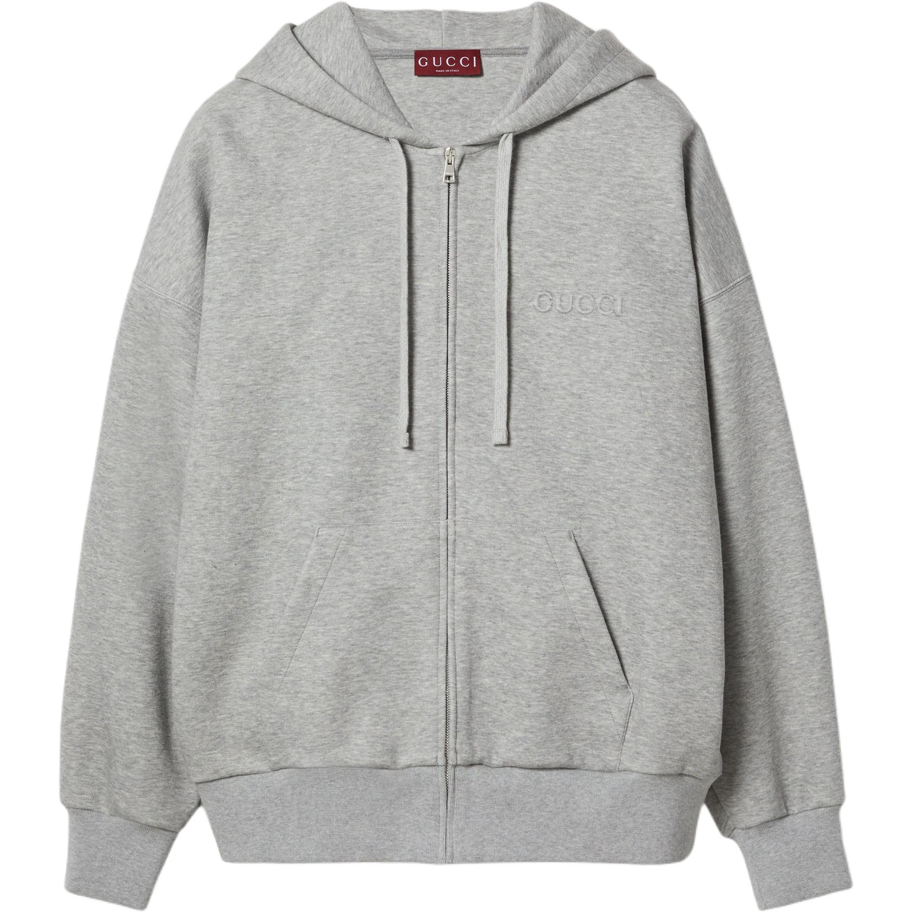 Худи GUCCI с тиснением логотипа, серый
Худи GUCCI с тиснением логотипа, серый