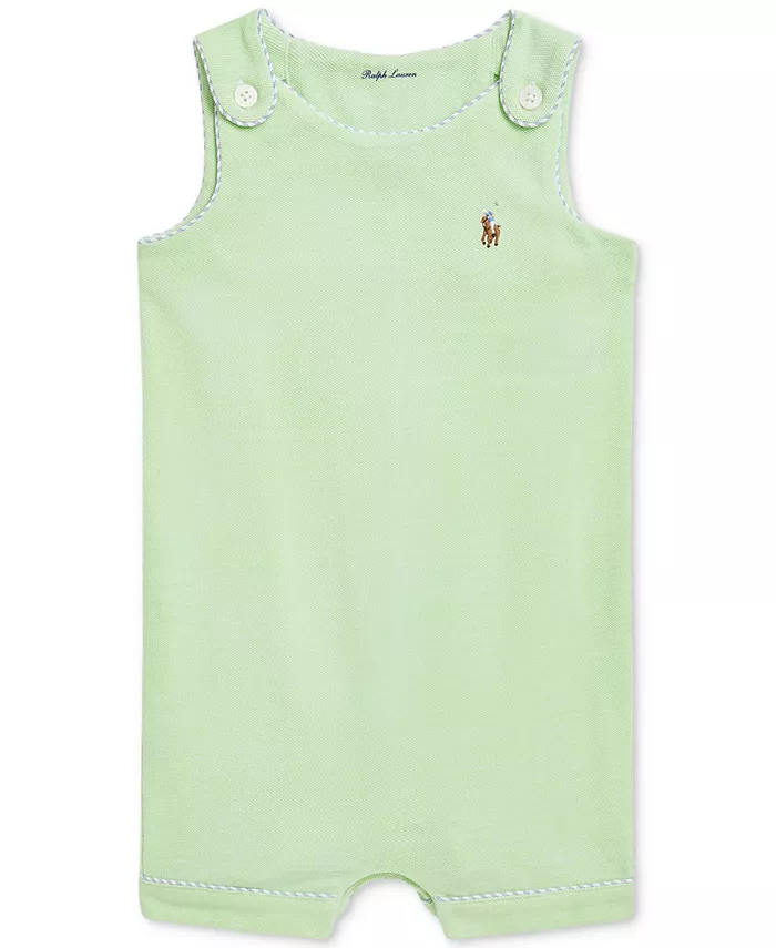 Детский хлопковый комбинезон-шорты с сетчатыми вставками для мальчиков Polo Ralph Lauren, зеленый
Детский хлопковый комбинезон-шорты с сетчатыми вставками для мальчиков Polo Ralph Lauren, зеленый