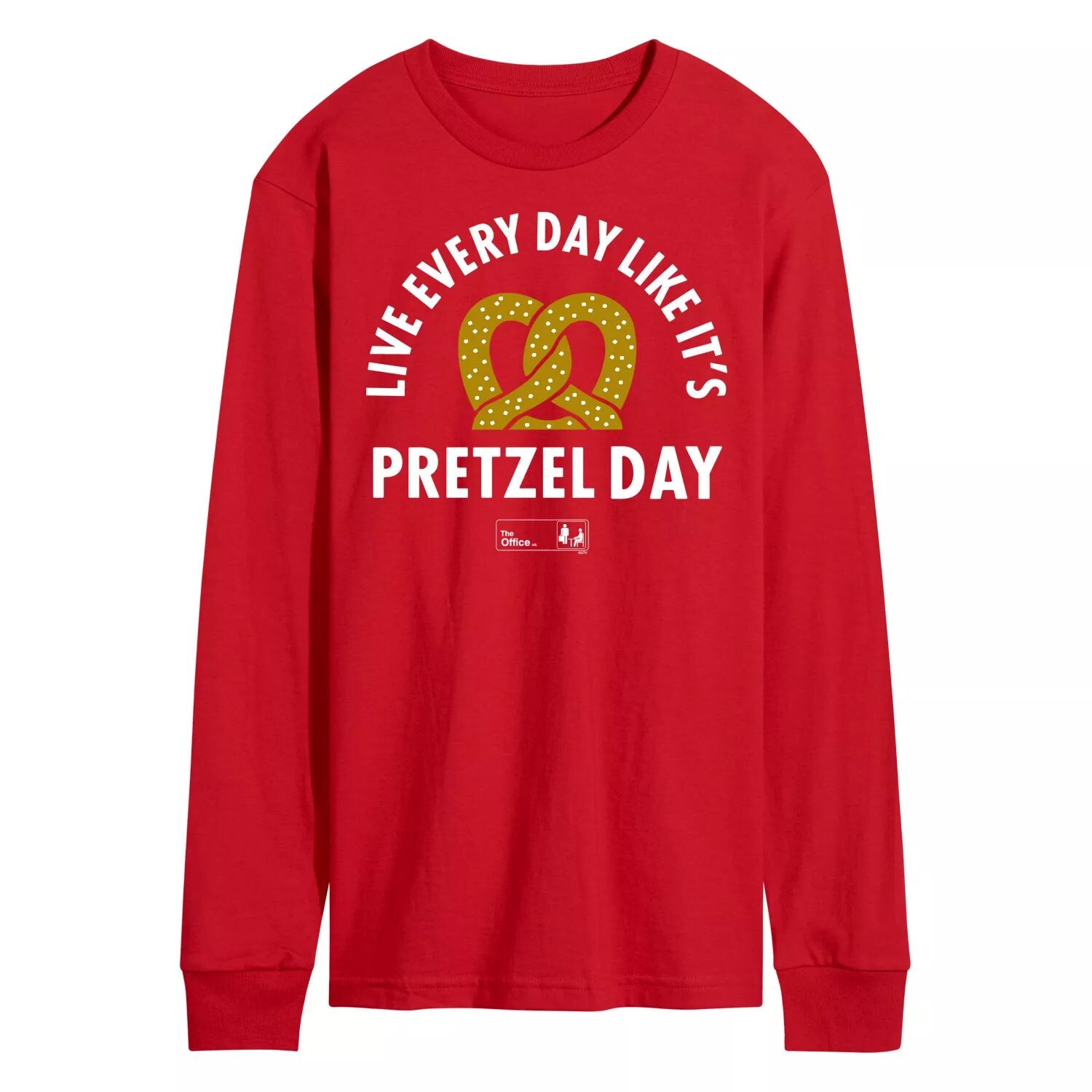 Мужская футболка с длинными рукавами The Office Pretzel Day Licensed Character
Мужская футболка с длинными рукавами The Office Pretzel Day Licensed Character