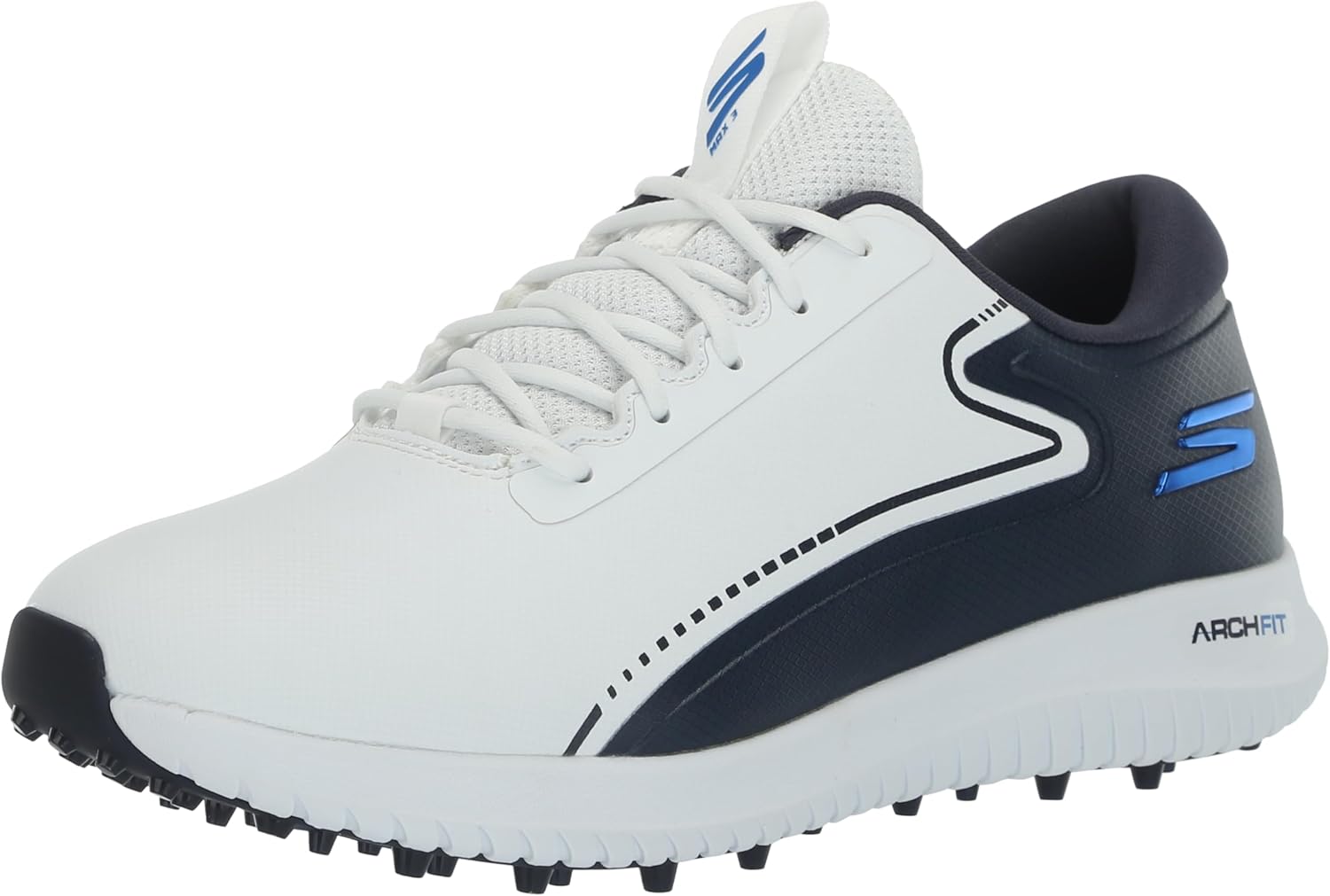 Мужские кроссовки для гольфа Skechers Max 2 Arch Fit водонепроницаемые без шипов, белый/синий
Мужские кроссовки для гольфа Skechers Max 2 Arch Fit водонепроницаемые без шипов, белый/синий