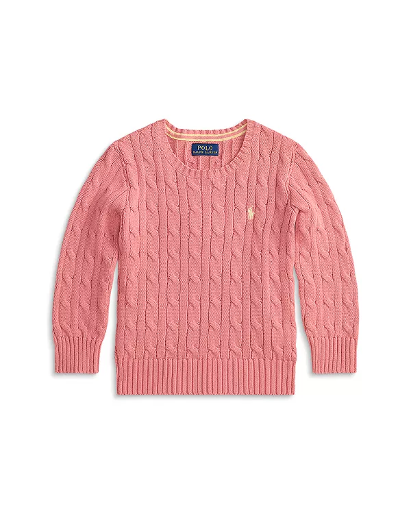 Хлопковый свитер крупной вязки для мальчиков - для малышей Ralph Lauren, розовый
Хлопковый свитер крупной вязки для мальчиков - для малышей Ralph Lauren, розовый