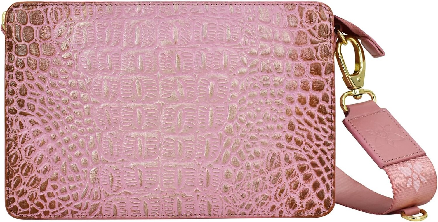 Сумка кросс-боди Anuschka Triple Compartment Crossbody - 696, цвет Croc Embossed Blush Gold
Сумка кросс-боди Anuschka Triple Compartment Crossbody - 696, цвет Croc Embossed Blush Gold