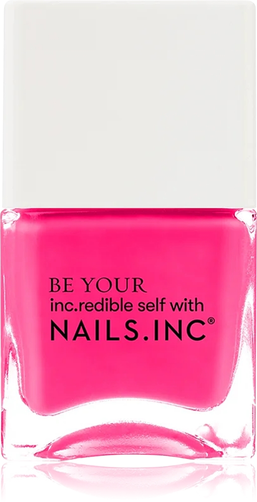 Неоновый лак для ногтей, который светится в неоновом свете Nails Inc., atspalvis sun street pessage 14 мл
Неоновый лак для ногтей, который светится в неоновом свете Nails Inc., atspalvis sun street pessage 14 мл