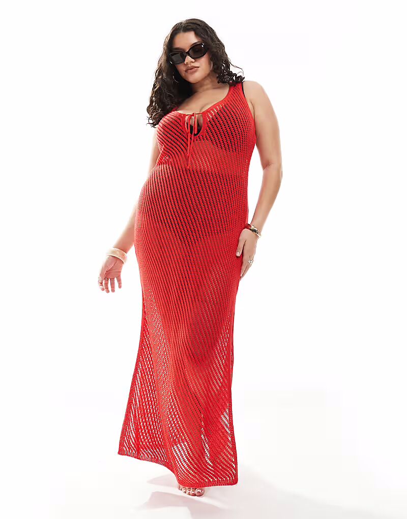 Длинное платье крючком New Look Curve красного цвета New Look Plus
Длинное платье крючком New Look Curve красного цвета New Look Plus