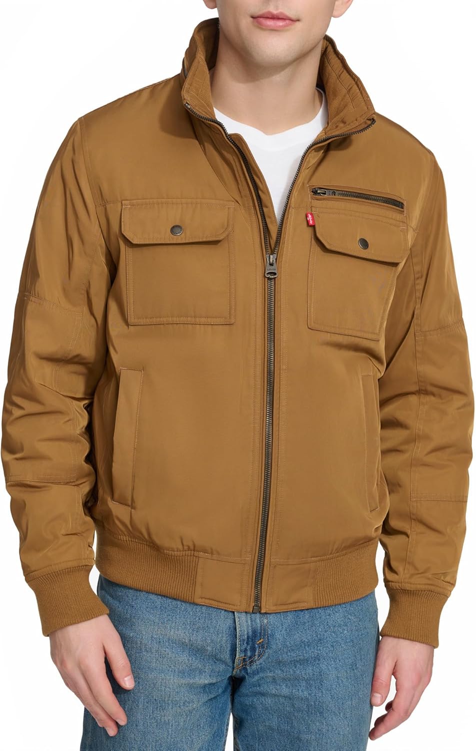 Мужская куртка-бомбер Levi's с воротником-стойкой, Worker Brown
Мужская куртка-бомбер Levi's с воротником-стойкой, Worker Brown