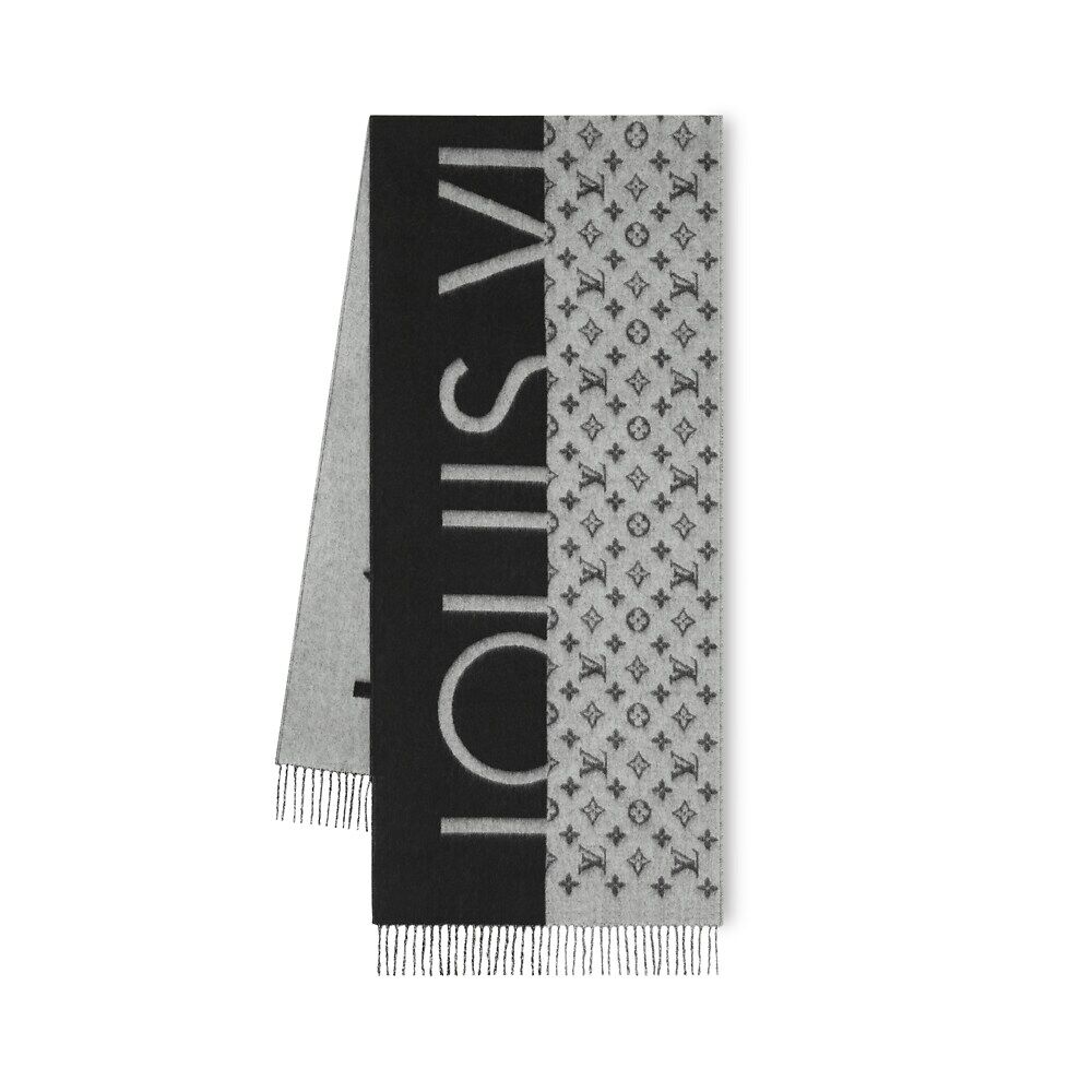 Шарф с монограммой Louis Vuitton, черный
Шарф с монограммой Louis Vuitton, черный