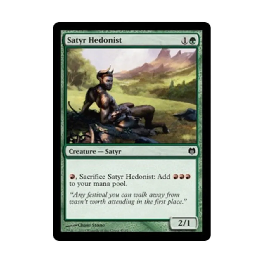 CCG Сатир-гедонист (К), MTG - Duel Decks - Heroes vs. Monsters
CCG Сатир-гедонист (К), MTG - Duel Decks - Heroes vs. Monsters