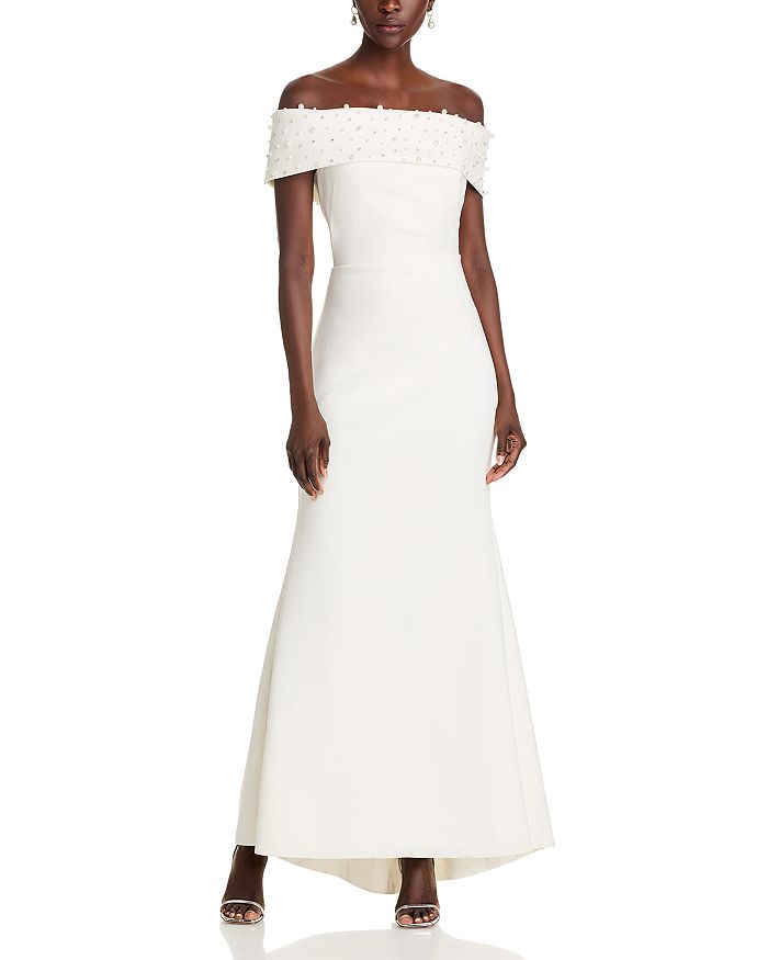 Украшенное платье-русалка Eliza J, слоновая кость/кремовый
Украшенное платье-русалка Eliza J, слоновая кость/кремовый