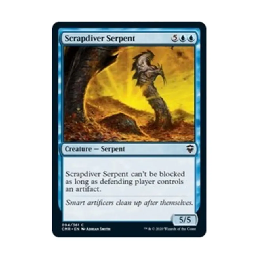 CCG Змей-скрапдайвер (клавиша C), MTG - Commander Legends 
CCG Змей-скрапдайвер (клавиша C), MTG - Commander Legends