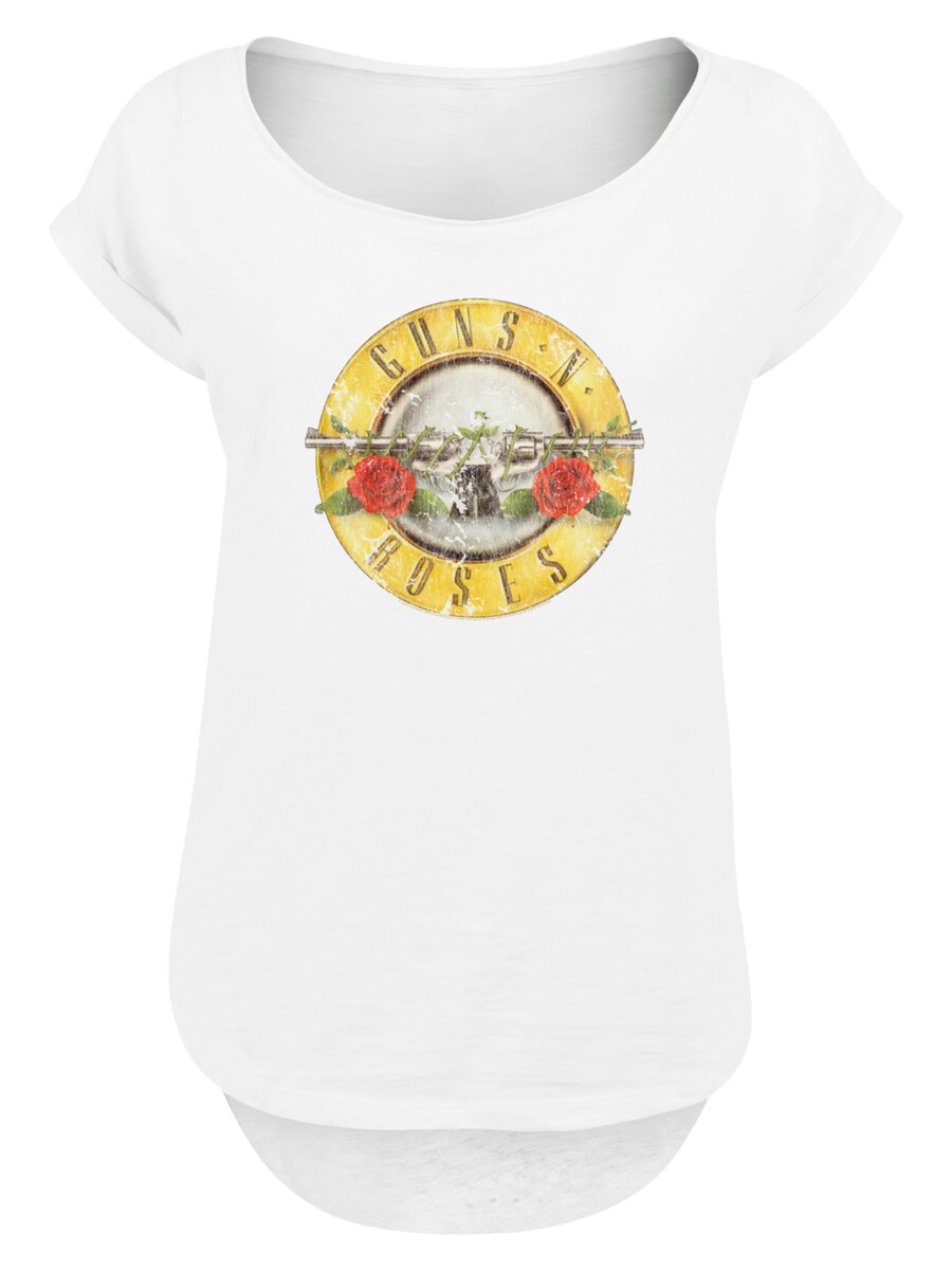 Рубашка F4NT4STIC GunsNRoses Vintage Bullet Logo, белый 
Рубашка F4NT4STIC GunsNRoses Vintage Bullet Logo, белый