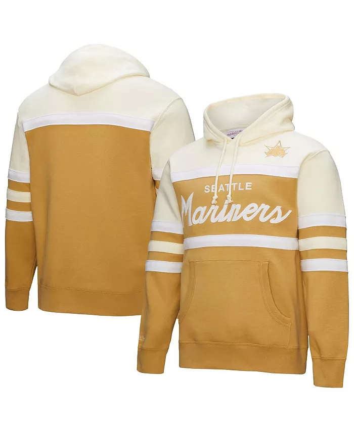 Мужская толстовка с капюшоном Seattle Mariners Head Coach, цвет: бежевый/кремовый Mitchell & Ness
Мужская толстовка с капюшоном Seattle Mariners Head Coach, цвет: бежевый/кремовый Mitchell & Ness