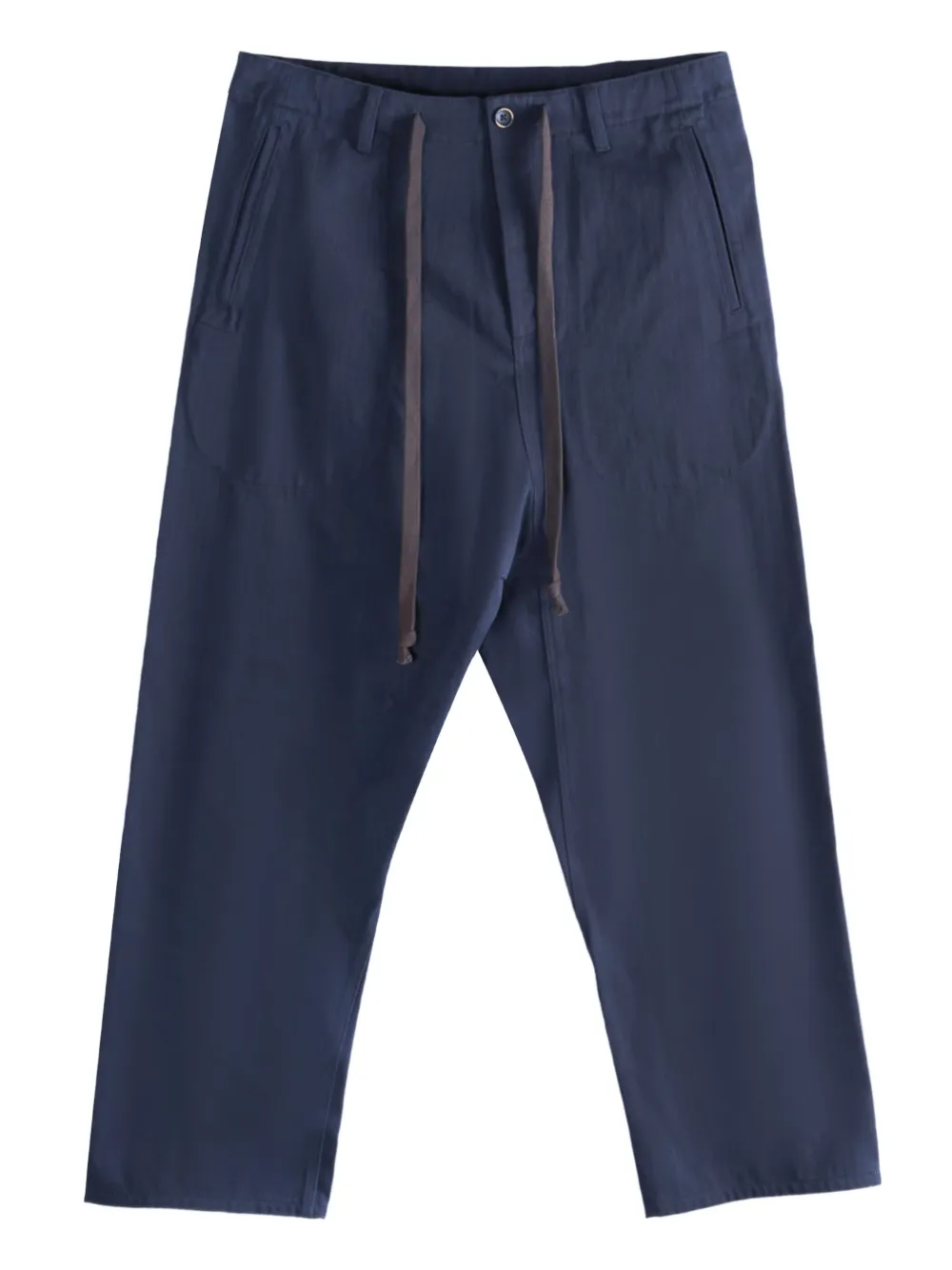 Брюки с завязками на карманах Uma Wang, синий
Брюки с завязками на карманах Uma Wang, синий