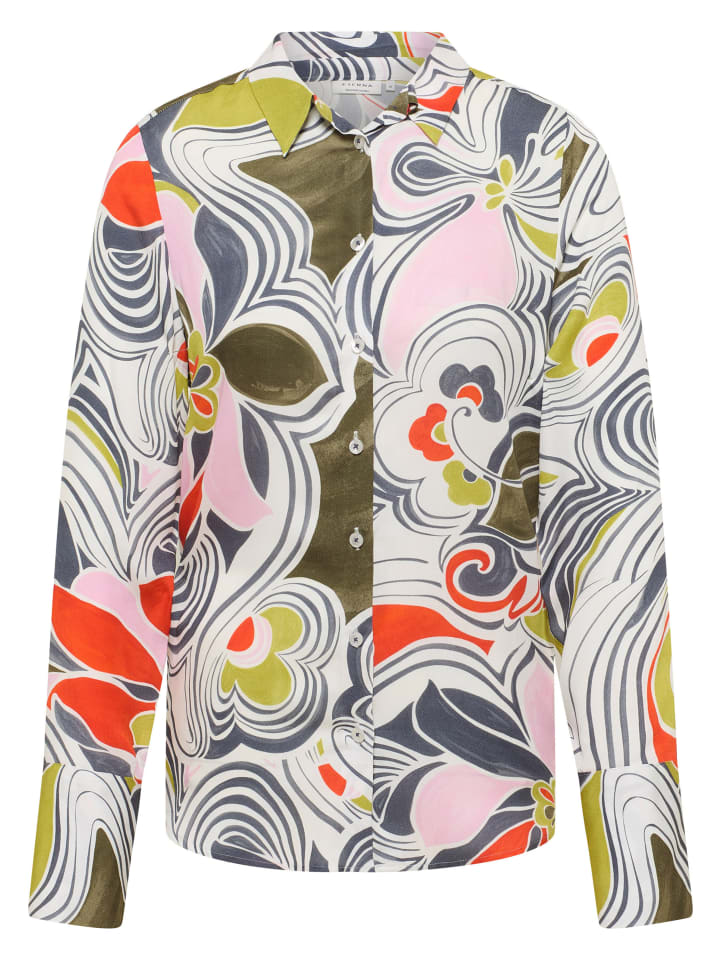 Блузка прямого кроя цвета индиго Eterna
Блузка прямого кроя цвета индиго Eterna