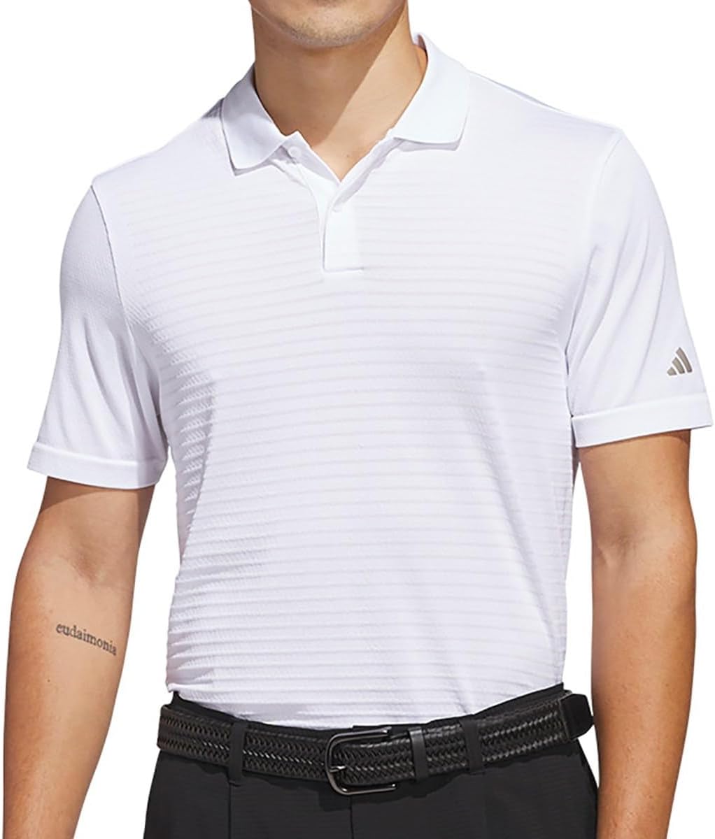 Мужская поло-рубашка Adidas Golf Adizero Side Seamless с коротким рукавом, белая, размер L
Мужская поло-рубашка Adidas Golf Adizero Side Seamless с коротким рукавом, белая, размер L