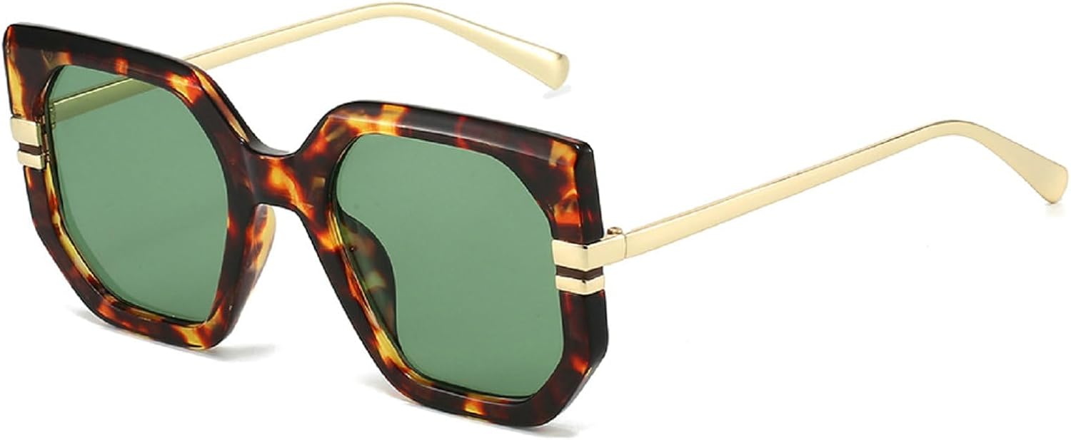 Ретро-солнцезащитные очки большого размера для женщин и мужчин, модные и стильные, в стиле 80-х и 90-х, квадратные, с защитой от ультрафиолета UV400 mincl, Leopard Green
Ретро-солнцезащитные очки большого размера для женщин и мужчин, модные и стильные, в стиле 80-х и 90-х, квадратные, с защитой от ультрафиолета UV400 mincl, Leopard Green