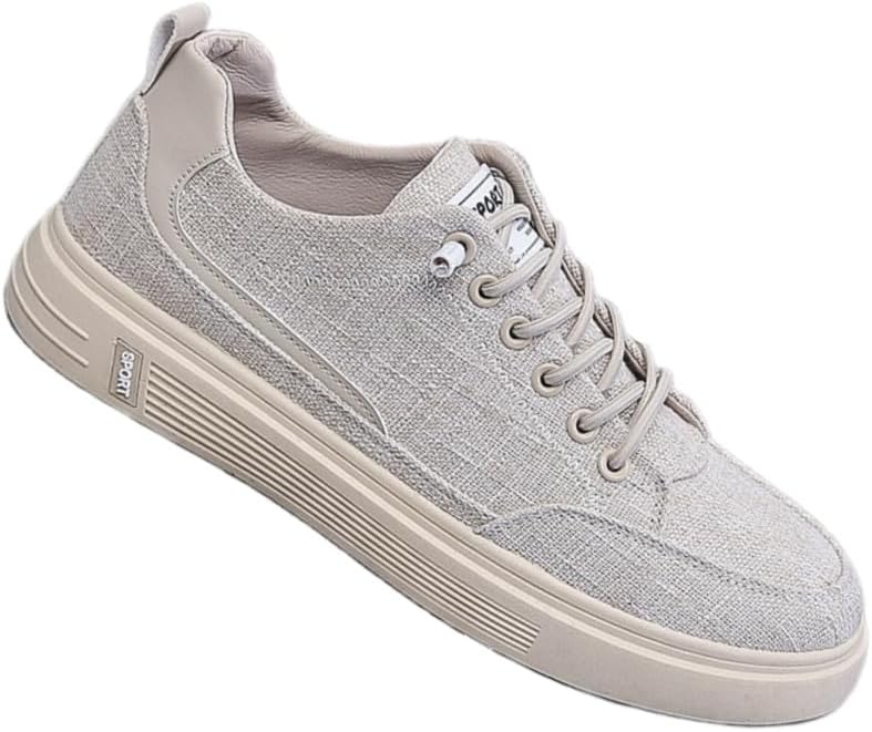 Мужские повседневные плоские дышащие кеды из канваса - легкие и удобные, противоскользящие и долговечные, модные и универсальные Fmshi, бежевый
Мужские повседневные плоские дышащие кеды из канваса - легкие и удобные, противоскользящие и долговечные, модные и универсальные Fmshi, бежевый