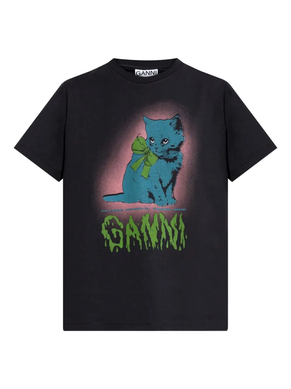 Футболка Neon Kitty Ganni, серый
Футболка Neon Kitty Ganni, серый