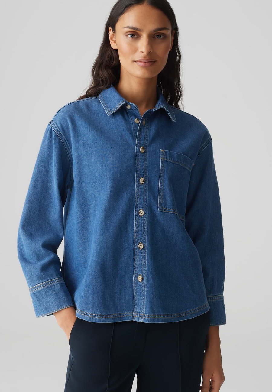 Блуза OPUS LANGARM FELYN, Mid Coastal Blue/Blue Denim
Блуза OPUS LANGARM FELYN, Mid Coastal Blue/Blue Denim